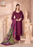 Alok Suit Desi Girl Vol 8 Viscose Muslin Printed Suit Pakistani Collection