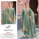 Amrutvela AT 210 Premium Viscose Muslin Designer Suit Set