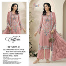 Shree Fab SF 5639 A To D Series Chiffon Heavy Embroidery Pakistani Suits