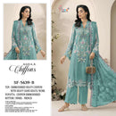 Shree Fab SF 5639 A To D Series Chiffon Heavy Embroidery Pakistani Suits