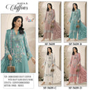 Shree Fab SF 5639 A To D Series Chiffon Heavy Embroidery Pakistani Suits