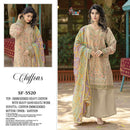 Shree Fab SF 5520 A to D Series Pure Chiffon Embroidered Designer Suit