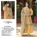 Shree Fab SF 5520 A to D Series Pure Chiffon Embroidered Designer Suit