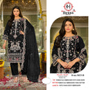 Hessa 3023 Roman Silk Heavy Embroidery & Khatli Work Designer Salwar Suit