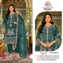 Hessa 3023 Roman Silk Heavy Embroidery & Khatli Work Designer Salwar Suit