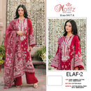 Motifz 5417 ELAF 2 Designer Cambric Cotton Embroidered Suit with Digital Print Dupatta