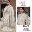 Motifz 5417 ELAF 2 Designer Cambric Cotton Embroidered Suit with Digital Print Dupatta