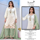 Serine S 1324 Crunchy Heavy Embroidery With Bits Khatli Work Salwar Suit