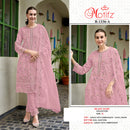 Motifz R 1336 Premium Georgette Embroidered Khatli Work Designer Salwar Suit