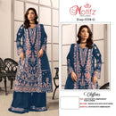 Motifz 5358 Chiffon Suit with Embroidery Khatli Work Salwar Suits