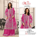 Motifz 5358 Chiffon Suit with Embroidery Khatli Work Salwar Suits
