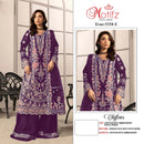 Motifz 5358 Chiffon Suit with Embroidery Khatli Work Salwar Suits