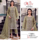 Motifz 5423 Chiffon Embroidered Khatli Work Salwar Suit
