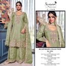 Serine S 1334 Sona Silk Heavy Embroidery With Bits Khatli Work Salwar Suit