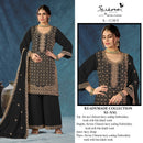 Serine S 1130 Air Tex Chinon Heavy Coding Embroidery With Khatli Work Salwar Suit