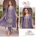 Motifz 5422 Premium Chiffon Embroidered Suit with Khatli Work Suits