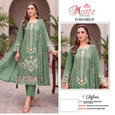 Motifz 5422 Premium Chiffon Embroidered Suit with Khatli Work Suits