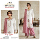Zorista 11028 Pure Currency Silk Heavy Embroidery Designer Salwar Suit
