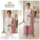 Zorista 11028 Pure Currency Silk Heavy Embroidery Designer Salwar Suit