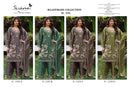 Serine S 1335 Premium Rim Zim Crush Silk Heavy Embroidered Farshi Suit With Khatli Work Suits