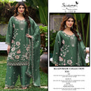 Serine S 1335 Premium Rim Zim Crush Silk Heavy Embroidered Farshi Suit With Khatli Work Suits
