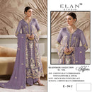 Elan E 54 Luxury Chiffon Heavy Handwork Ethnic Suit Collection