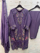 Elan E 54 Luxury Chiffon Heavy Handwork Ethnic Suit Collection