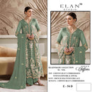 Elan E 54 Luxury Chiffon Heavy Handwork Ethnic Suit Collection