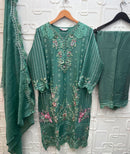 Elan E 54 Luxury Chiffon Heavy Handwork Ethnic Suit Collection