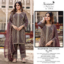 Serine S 1378 Silks Heavy Embroidery Khatli Work Ready Made Salwar Suit