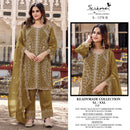 Serine S 1378 Silks Heavy Embroidery Khatli Work Ready Made Salwar Suit