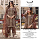 Serine S 1378 Silks Heavy Embroidery Khatli Work Ready Made Salwar Suit