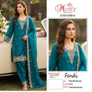 Motifz R 1545 Fendi Suit with Bits Work Premium Designer Party Wear Farshi Salwar Suits
