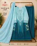 Deepsy Suits 1285 Maria B Readymade Pure Cotton Embroidered Suit