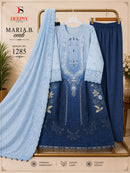 Deepsy Suits 1285 Maria B Readymade Pure Cotton Embroidered Suit