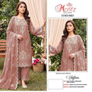 Motifz 5413 Premium Chiffon Embroidered Khatli Work Designer Pakistani Salwar Suit