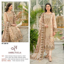 Amrutvela AT 280 Pure Viscose Maslin Digital Print Aari Hand Work Salwar Suit