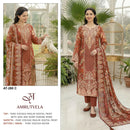 Amrutvela AT 280 Pure Viscose Maslin Digital Print Aari Hand Work Salwar Suit
