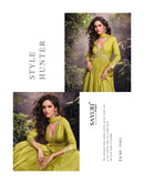 Sayuri Designer Lakshita Pure Viscose Jacquard Silk Embroidered Designer Suit