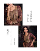Sayuri Designer Lakshita Pure Viscose Jacquard Silk Embroidered Designer Suit