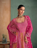 Sayuri Designer Rang Rasia Real Georgette Swarovski Embroidered Designer Suit