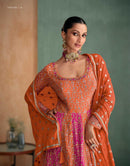 Sayuri Designer Rang Rasia Real Georgette Swarovski Embroidered Designer Suit