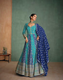 Sayuri Designer Rang Rasia Real Georgette Swarovski Embroidered Designer Suit