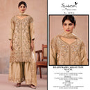 Serine S 1375 Classic Silks Heavy Embroidered Khatli Work Ready Made Salwar Suit