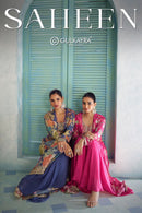 Gulkayra Designer Saheen Real Chinon Digital Print Designer Anarkali Style Suit