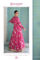 Gulkayra Designer Saheen Real Chinon Digital Print Designer Anarkali Style Suit