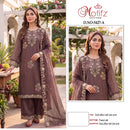 Motifz 5427 Gold Schiffon Embroidered Pakistani Salwar Suit Surat Wholesale