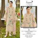 Serine S 1351 Cambric Lawn Cotton Heavy Embroidered Pakistani Salwar Suit Surat Wholesale