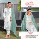 Motifz R 1304 Chiffon With Embroidery & Khalti Work Pakistani Salwar Suits Wholesale Surat