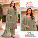 Motifz 5380 Fancy Chiffon Embroidery Designer Pakistani Salwar Suit
